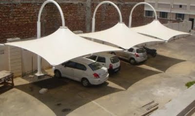 tensile structure car parking two شرکت سازه چادری ایران