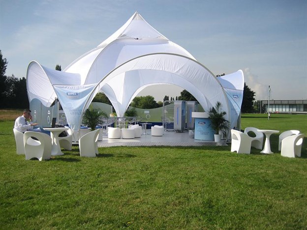 Nivea Oxygen Event Exterior Dome Canopy 02 Tensile Fabric - سازه پارچه ای نمایشگاه ، استیج و خیمه