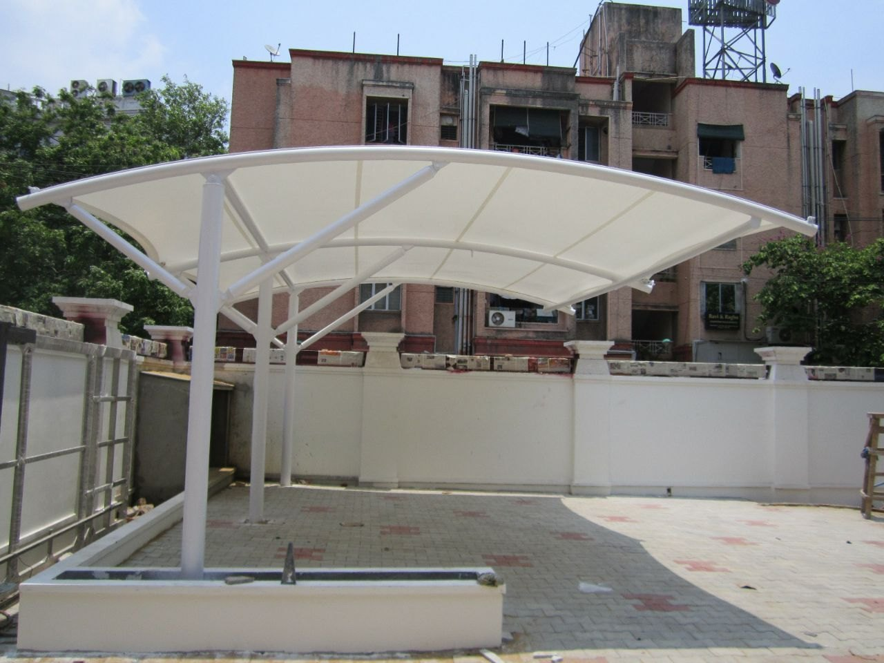 IMG 3460 - سایبان چادری استخر از نوع کششی یا سازه چادری