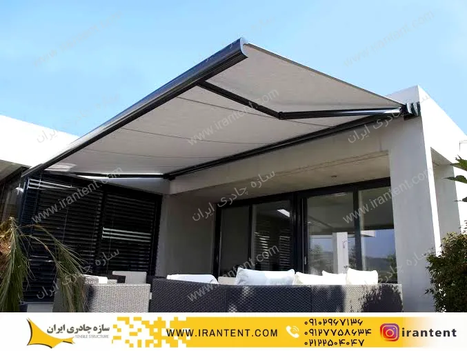 سایبان برقی تراس و بالکن